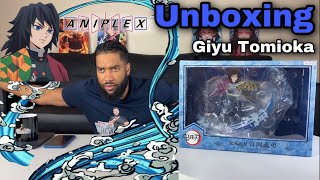 Unboxing  Giyu Tomioka  Demon Slayer Kimetsu No Yaiba  Aniplex 18 Scale Figure  Water Hashira [upl. by Walli]