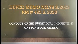 Storybook Writing Contest 2023 [upl. by Lemuelah]