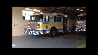 Berwyn New Seagrave Engine 21 Response [upl. by Ocsecnarf547]