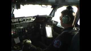 Boeing 707 air refueling cockpit video Enjoy 8 engines connected mid air AirClips [upl. by Ayaros]