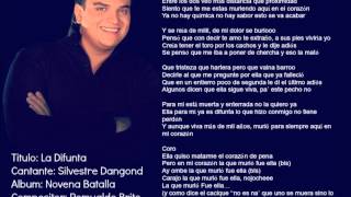 LA DIFUNTA Silvestre Dangond Con Letra [upl. by Ethelinda]