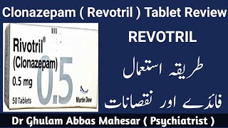 Revotril 05mg uses in urdu  Clonazepam uses  Revotril 05mg Side Effects [upl. by Haynes]