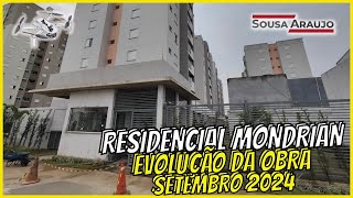 RESIDENCIAL MONDRIAN souzaaraujo SETEMBRO 2024  EVOLUÇÃO DA OBRA [upl. by Emmott]