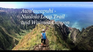 Awaawapuhi  Nualolo Loop Trail and Waimea Canyon [upl. by Ermeena]