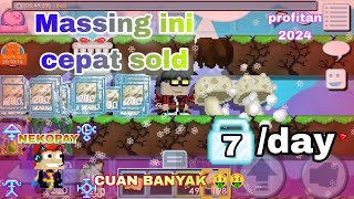 FAST SOLD BIG PROFIT GROWTOPIA 2024 [upl. by Ifill89]