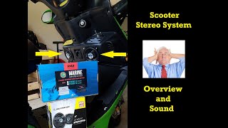 Scooter Stereo System  Listen To Music On Your Scooter Cheap  150cc and 50cc Scooters [upl. by Ledeen]