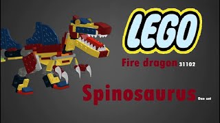 Lego 31102 one set alternate build  Spinosaurus [upl. by Lessard]