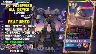 NEW Script Skin Granger Transformers No Password  Effect amp Voice  Patch Terbaru Mobile Legends [upl. by Acsicnarf]