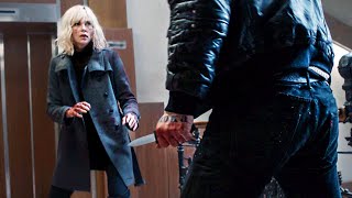 Atomic Blonde Full Long Take Staircase Fight  Atomic Blonde  CLIP [upl. by Levenson]