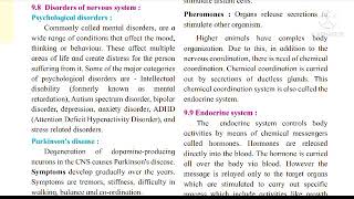 Std12th Subject  Biology Topic  Control amp Coordination [upl. by Niwred]