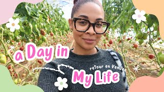 A DAY IN MY LIFE Cueillir des légumes chill en famille manger encore et toujours des crêpes Vlog [upl. by Odnomra]