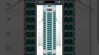 Aer Lingus A330300 seat map with business class premium economy and economy seats [upl. by Michael]