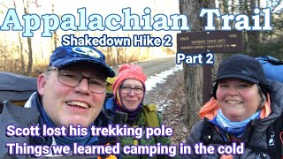 Appalachian Trail 2024 Shakedown hike 2 Part 2 on the AT Beautiful Day Cold weather recap [upl. by Bouzoun973]