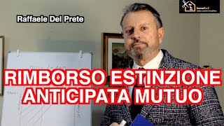 Mutuo rimborso per estinzione anticipata [upl. by Frida]