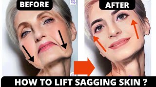 🛑 LIFT SAGGING SKIN EXERCISE JOWLS NASOLABIAL FOLDS  FACELIFT FOREHEAD LINES ANTIAGING MOUTH [upl. by Bushey]