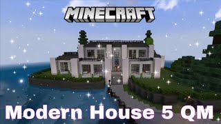 Modern House 5 QM in Minecraft [upl. by Susanne]