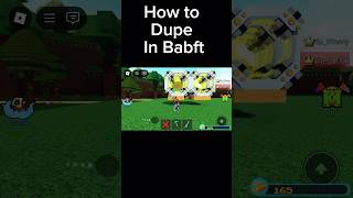 How To Dupe In Babft roblox stoony babft [upl. by Zoa]