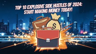 Top 10 Explosive Side Hustles of 2024 Start Making Money Today [upl. by Bonny]