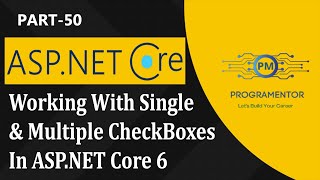 50  Working With Single And Multiple CheckBoxes In ASPNET Core 6  Get Selected Value HindiUrdu [upl. by Assin848]