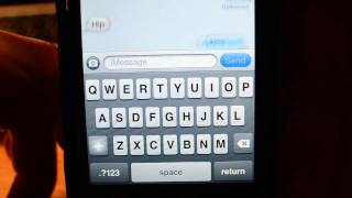 iMessage iOS 5 [upl. by Nicolis]