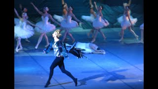 Fragments of the ballet Swan Lake on the stage of the provincial theater [upl. by Kopaz]