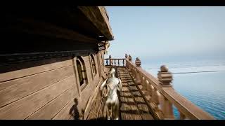 UE5 Galleon Ship Gameplay AgeofDiscoveryShipsCollection [upl. by Veedis]