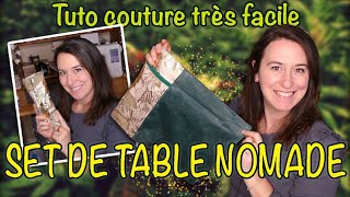 Tuto Coudre un set de table réutilisable [upl. by Iral710]