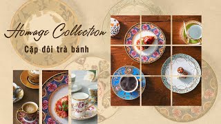 NORITAKE VIỆT NAM  GIỚI THIỆU BỘ ĐÔI TÁCH TRÀ VÀ ĐĨA BÁNH HOMAGE COLLECTION [upl. by Nayb]