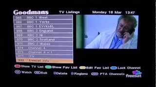 Standard Definition Freesat Box  Add amp View NonFreesat Channels [upl. by Naujat680]