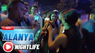 Alanya Bar Street  Alanya Nightlife  Alanya Night  Alanya Antalya Turkey  Alanya Holiday [upl. by Anuala954]