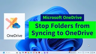 Stop Folders amp Files from Syncing to One Drive Turn OFF Folder Backup in OneDrive Windows 1011 [upl. by Ashwell919]