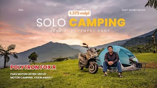 Solo Motocamp Ramadhan 2024 Pake Motor Listrik di Bukit Saung Geulis Bogor  Polytron Fox R [upl. by Ettennek172]