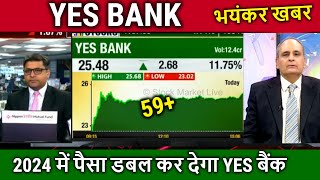 YES BANK latest newsbuy or not yes bank share analysistarget 2024yes bank share news today [upl. by Okikuy880]