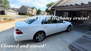 I washed and waxed the 2006 Lexus LS 430 Test drive POV walk around highway cruising [upl. by Whiney197]