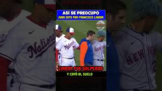 Tras bolazo a Francisco Lindor Juan Soto se preocupa [upl. by Oleg279]