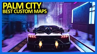 Forza Horizon 5  AMAZING Palm City Map FH5 Best Custom Maps [upl. by Starling971]