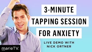 Nick Ortner’s Tapping Technique to Calm Anxiety amp Stress in 3 Minutes [upl. by Aihsi]