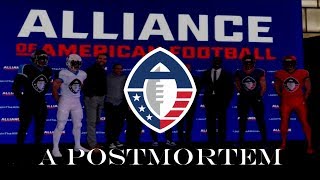 The Alliance of American Football A Postmortem [upl. by Siurtemed228]