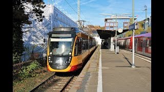 AVG Stadtbahn Mitfahrt in Bombardier ET2010 Wagen 941 von Bad Soden nach Frankfurt Höchst [upl. by Icyak826]