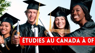 BOURSES  ETUDIEZ AU CANADA AVEC 0F [upl. by Haimorej637]