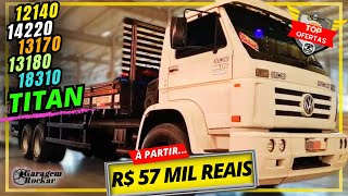 CAMINHÃO VOLKSWAGEN TITAN FUSCÃO 18310 BARATO A VENDA À PARTIR DE 57 MIL TOP OFERTAS ROCKAR 18310 [upl. by Riordan]