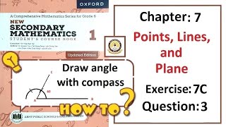 Exercise 7C Question 3 Geometry – Math Class 6 Army Public School APS [upl. by Welbie]