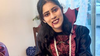 এবছর বাচ্চাদের Halloweenমেহার vampire মেকআপবিকেলে Trick o treatমেহার বন্ধুকে শেষে prank [upl. by Pinchas]