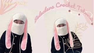 How to crochet balaclava for beginners\Easy Pattern [upl. by Nadiya]