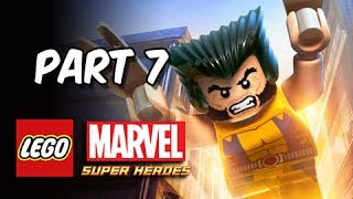 LEGO Marvel Super Heroes Gameplay Walkthrough  Part 7 WOLVERINE Rykers Island Lets Play [upl. by Aisatsan842]