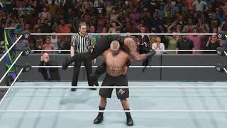 Roman Reigns vs Brock Lesnar WWE Championship Match at WrestleMania  WWE 2K19 [upl. by Acirtap]