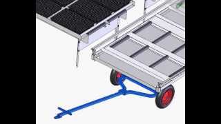 Mechanical Design and Drafting Example  Rolling Bench System [upl. by Aihsila42]