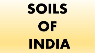 Soils Of India [upl. by Akemed15]