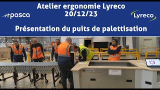 Présentation du puits de palettisation de Lyreco [upl. by Schwerin292]