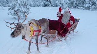 Laponie Pays du Père Noël en Finlande vidéo voyage Rovaniemi des aurores boréales Santa Claus [upl. by Longmire]